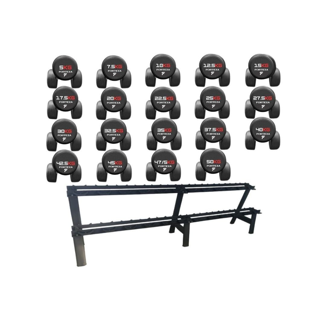 Forteza Urethane Round Dumbbell Set